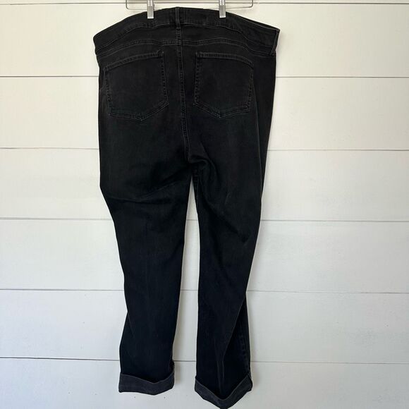 NYDJ Women’s 22W Black Marilyn Straight Jeans Stretchy Plus Size - Picture 2 of 6